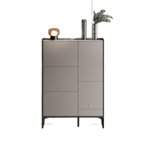 Zapatero ultrafino y ligero con tapa abatible, capacidad de 17 cm de altura, para la entrada del hogar, apartamentos pequeños - Product Image 5