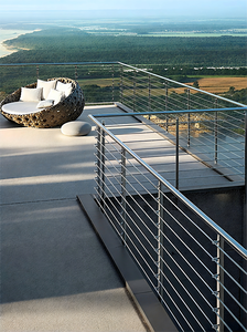 Hàng OEM Thiết Kế Cầu Thang Lan Can Lan Can Lan Can Lan Can Thẳng Đứng Ban Công Bên Ngoài Lan Can Thanh Ngang Bằng Thép Không Gỉ - Product Image 2