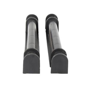 Protector de horquilla de bicicleta, plástico PP negro, liberación rápida para bicicletas de montaña, eje de freno de disco QR, duradero - Product Image 5