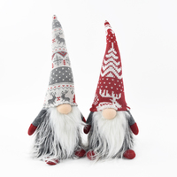 Boheng Vente en gros : Décoration de Noël en peluche, Gnome Tomte Gonk en tricot avec bonnet