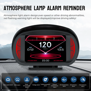 <span class=keywords><strong>Car</strong></span> OBD2 Head up Display HUD Reloj GPS Velocímetro Medidor de inclinación de pendiente Alarma de exceso de velocidad Prueba de freno Turbo a bordo Probador de computadora - Product Image 6