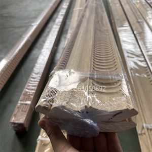 Moulures <span class=keywords><strong>d</strong></span>écoratives en teck massif pour armoires <span class=keywords><strong>de</strong></span> cuisine, moulures <span class=keywords><strong>de</strong></span> couronne en bois massif - Product Image 4