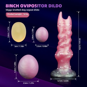 ของเล่นทางเพศรูปอวัยวะเพศหญิงสำหรับคู่รัก รุ่น YOCY Monster Laying Eggs Ovipositor แบบกลวง ใช้กระตุ้นช่องคลอดและทวารหนัก พร้อมฟังก์ชั่นวางไข่ - Product Image 2