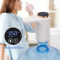 Bomba dispensadora de agua eléctrica USB recargable de 5 galones, precio de fábrica, barata, con prueba de calidad del agua