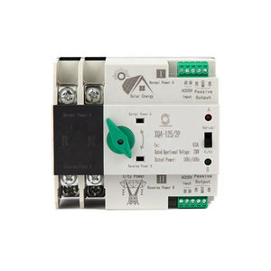 Worldsunlight xlq4 quang điện năng lượng mặt trời điện kép tự động chuyển đổi giá Din Rail 2P 63A AC230V PV hệ thống ATS - Product Image 2
