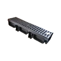 Haute qualité personnalisé douche extérieure canal de drainage gouttière HDPE et polymère béton usine directe des matériaux de construction en plastique