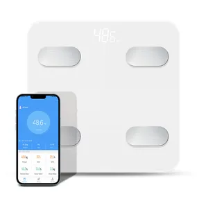 Per uso domestico 180kg 400lb Bluetooth bilancia per il grasso corporeo Smart Digital per il bagno con scala per la composizione del corpo analizzatore di salute OEM