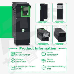 New Original Schneider ATV630D15N4 Variable Frequency Drive 15kW 20HP 380-480V Industrial Process AC Drive Frequency <b>Converter</b> - Product Image 2