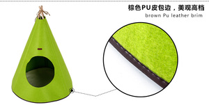 Foldable so pets igloo dog's felt cat Cave Nature cat mascot tent - Product Image 4
