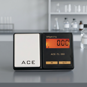 High Accuracy 300g 0.001g Mini Diamond Pocket Scale Jewelry Smoking Accessories LCD Backlight Display Battery ABS Plastic - Product Image 3