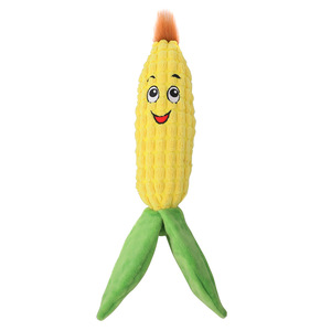 Wholesale Interactive New Design Funny Cute <b>Plush</b> Stuffed Vegetables Dog Toys Squeaky Corn Shaped Soft Pet Dog Chew Toy - Product Image 4