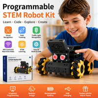 Kit de Robótica con Ruedas Mecanum Zetok, Kit de Programación Educativo, Kits de Robótica Electrónica DIY para Uso Educativo para Adolescentes