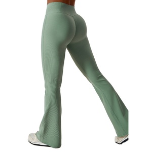 Leggings de Yoga Personalizables para Mujer, Tallas Grandes, Cintura Elástica, Transpirables, Ecológicos, de Poliéster/Algodón, para Deporte y Running - Product Image 3