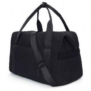 Bolsa de Viaje de Moda para Mujer, Bolsa Grande de Fin de Semana, Bolsa de Nailon Rosa para Yoga, Impermeable, con Cierre de Cremallera - Product Image 6