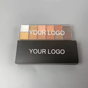 Paleta de contorno de corrector de 12 colores veganos y paleta de corrector de crema de resaltador de etiqueta privada - Product Image 1