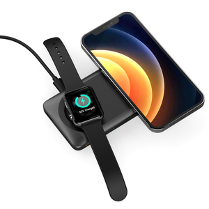 ที่ชาร์จไร้สาย<span class=keywords><strong>แบ</strong></span>บพกพา20W สำหรับ iPhone สำหรับ airpods iWatch พร้อมแบตเตอรี่ลิเธียมโพลิเมอร์ - Product Image 1
