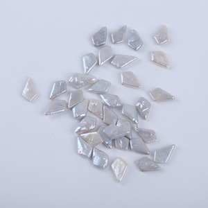 Perlas Barrocas de Agua Dulce de 9-11 mm, Forma de Punta de Lápiz, Partículas con Luz de Espejo, Blancas, de Forma Irregular, Venta al por Mayor del Fabricante - Product Image 2
