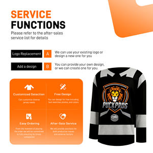 Maßgeschneiderte Team-OEM-Dienstleistung Sublimationsdruck Strass-Besetzte Wendbare Eishockey-Trikots 100% Polyester Schnelltrocknend Umweltfreundlich - Product Image 4