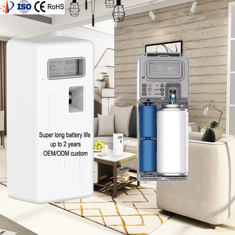Individueller Großhandel Fabrik China Mini-Aerosol-Dispenser-Lufterfrischer für Haus Badezimmer Haushalt kommerziell