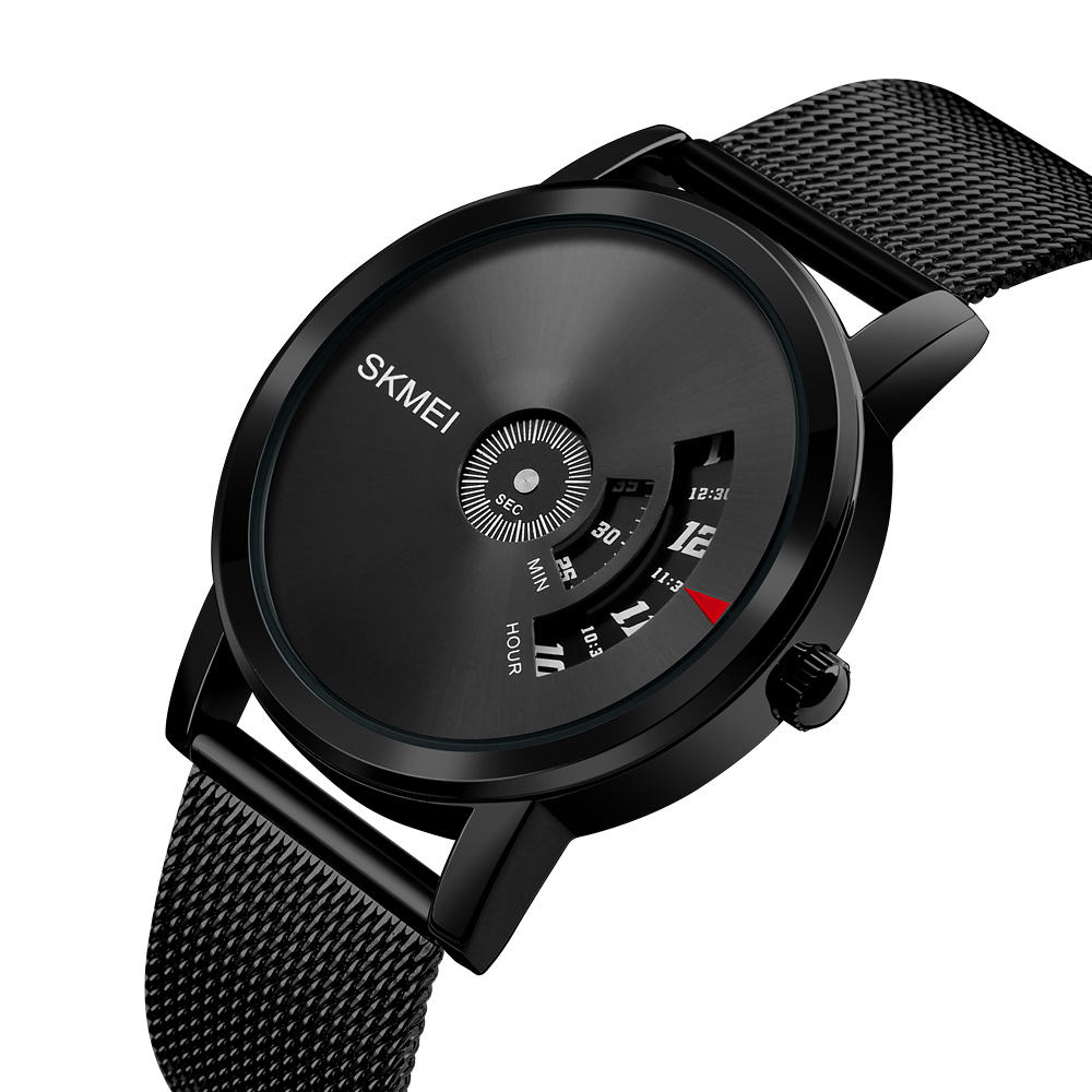 black/black mesh belt