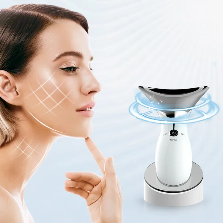 Trending Products Beauty Personal Care Small Electric Ultrasonic Infrared Vibrating Facial Massager facial wand