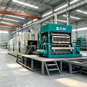 Machine à fabriquer des barquettes à œufs en pâte à papier de petite capacité, avec une faible encombrement au <span class=keywords><strong>sol</strong></span> pour les usines à surface limitée - Product Image 6