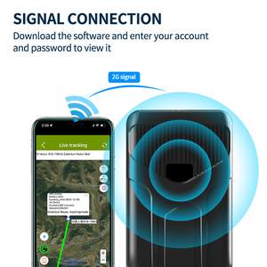Marchio AHGUEP speciale impermeabile GPS Tracker collare per cani 2G GPS GSM Beidou IP67 Android GLONASS LBS Magnetic Training GPRS - Product Image 3