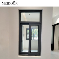 Meidoor - Ventanas Corredizas de Aluminio y Vidrio Doble con Diseño Moderno para Cocina, Antirrobo, para Sala de Estar y Villa, Venta al por Mayor