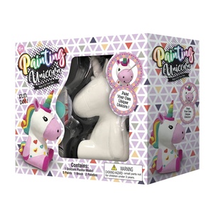 Diy Speelgoed Gips Eenhoorn Schilderen Kit Tekening Kit Acryl Verf Educatief Kunsten En Ambachten Kit Kleur Voor Kinderen En Volwassen - Product Image 2