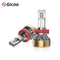 Ampoules de phares de voiture LED de taille mini R12 H1 H3 H4 H7 H13 9005 9006 9004 9007 12V 120W 20000LM Neuves