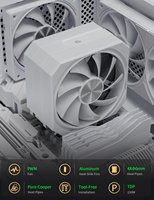 Refroidisseur de processeur haute performance upHere TDP 68CFM, ventilateur silencieux 120 mm, dissipateur à double tour, refroidisseur de processeur pour jeux
