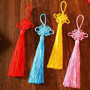 मनोरंजक लटकन tieback tassels आभूषण चीनी गाँठ