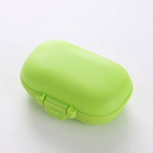 Boîte à pilules à 4 compartiments avec impression de logo personnalisé, couleur pastel, organiseur de médicaments hebdomadaire mignon pour les voyages, la salle de sport, le bureau - Product Image 6