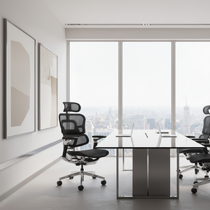 Chaise de direction de luxe en maille ergonomique, chaise de bureau, chaise de jeu sur ordinateur en gros, chaise de bureau pivotante inclinable - Product Image 5