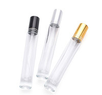 Botol Roller Kaca Silinder Portabel Tersedia, Grosir 5-15ml Dispenser Parfum Dasar Tebal Kompatibel Langsung dari Pabrik