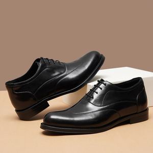 Chaussures habillées à lacets pour hommes, modèle 2025, les plus vendues – Montantes à bout pointu, idéales pour l'automne - Product Image 4