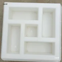 Moule en plastique pour briques creuses et décoration murale de fenêtre à motif floral ventilé