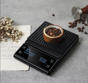 Balance à café <span class=keywords><strong>Matou</strong></span> avec minuteur, balance de cuisine électronique intelligente, matériau ABS, précision 0,1 g, écran LED, garantie 1 an - Product Image 5