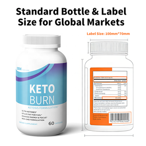 Pilules Keto Burn en gros pour la perte de poids par la cétose, brûleur de graisse cétogène naturel, test COA pour les vendeurs sur plateformes e-commerce - Product Image 4