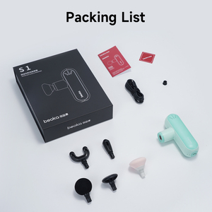 Beoka <span class=keywords><strong>2026</strong></span> Mini Masajeador Profesional Portátil Personalizable de 6 Velocidades, Pistola de Masaje Corporal con Calor de Tejido Profundo de 7 mm - Product Image 6
