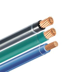 Cable de Bajo Voltaje THHN THWN-2 de 600V, Conductor de Cobre Trenzado, Aislamiento de PVC, Revestimiento de Nailon, para Instalaciones Eléctricas Industriales Aéreas - Product Image 2
