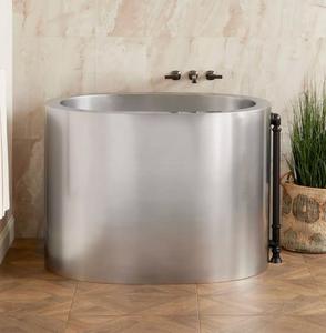 Baignoire japonaise en acier inoxydable HIMALAYA ICETECH Raksha pour bain de glace |   Bain froid de luxe pour <span class=keywords><strong>spa</strong></span>, hôtel, bien-être - Product Image 4
