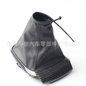 Couvre-poignée de levier de vitesse Chevrolet Sonic en cuir motif carbone 2012 2018 - Product Image 2