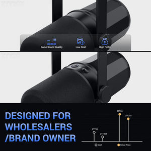 Microphone Dynamique Podcast Filaire XLR Entièrement Métallique Zimhome ZTT20X 2024 pour Enregistrement Studio - Product Image 5