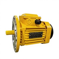Vente directe d'usine, moteur électrique triphasé AC série MS avec boîtier en aluminium, 380v 1,5kw 2hp pour équipement industriel