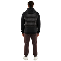 Blouson Bomber Homme Hiver Chaud à Capuche Personnalisé de Haute Qualité, Col Montant, Réversible, Tendance Extérieur, Vente en Gros