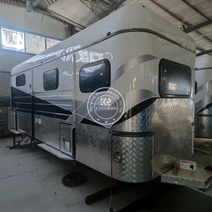 Remorque de chargement pour 3 chevaux, norme européenne OEM, avec certification CE, remorques pour chevaux personnalisées, remorque de camping-car avec logement - Product Image 4