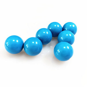 Bola Plastik POM Delrin Biru Kecil Murah Berwarna, Dibuat dengan Metode Injeksi, Ukuran 17.27mm dengan Layanan Pemotongan untuk Bantalan Beban Ringan - Product Image 5