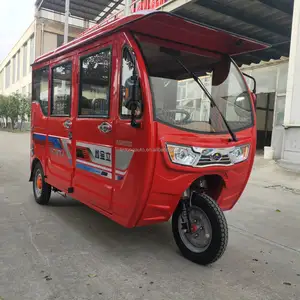 Jinli Group sepeda roda tiga listrik, 3 roda kinerja tinggi 5 kursi untuk taksi siap dikirim