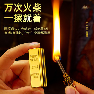 Encendedor de aceite con llavero de barra de oro, 5ML, portátil, recargable con combustible de propano, para regalos promocionales y de empresa - Product Image 3